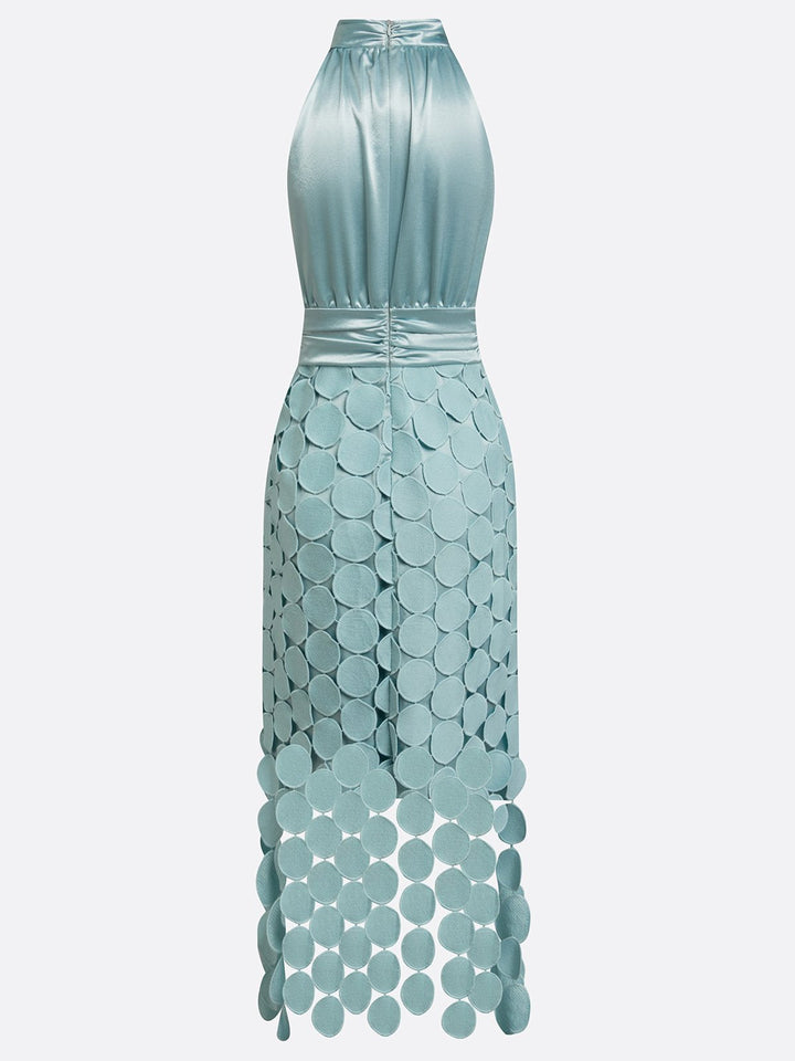 Vivienne | Elegant Halter Midi Dress