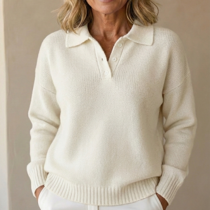 Olivia | Soft Knit Sweater with Collar