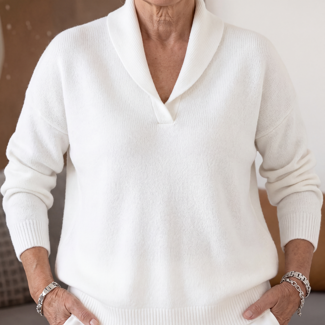 Margaret | The Forgiving-Fit V-Neck Jumper