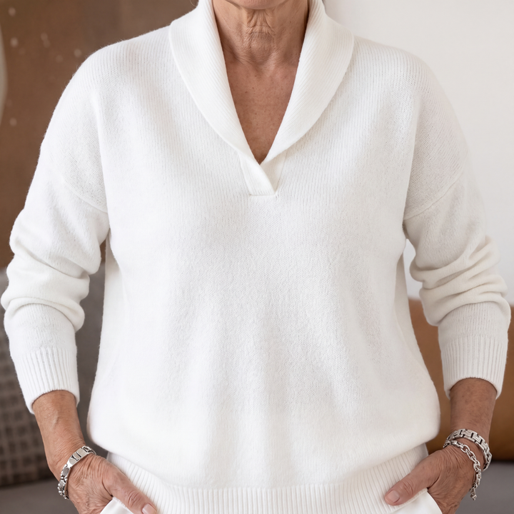 Margaret | The Forgiving-Fit V-Neck Jumper