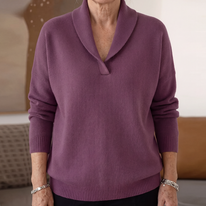 Margaret | The Forgiving-Fit V-Neck Jumper