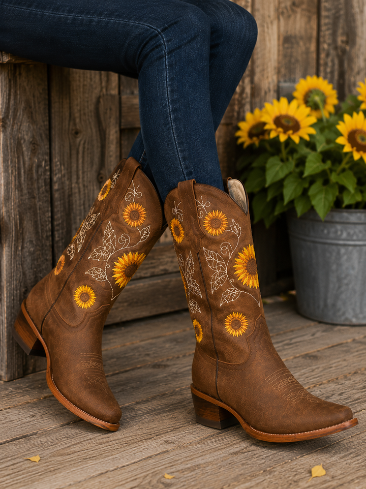 Daisy Orthopedic Western Boots