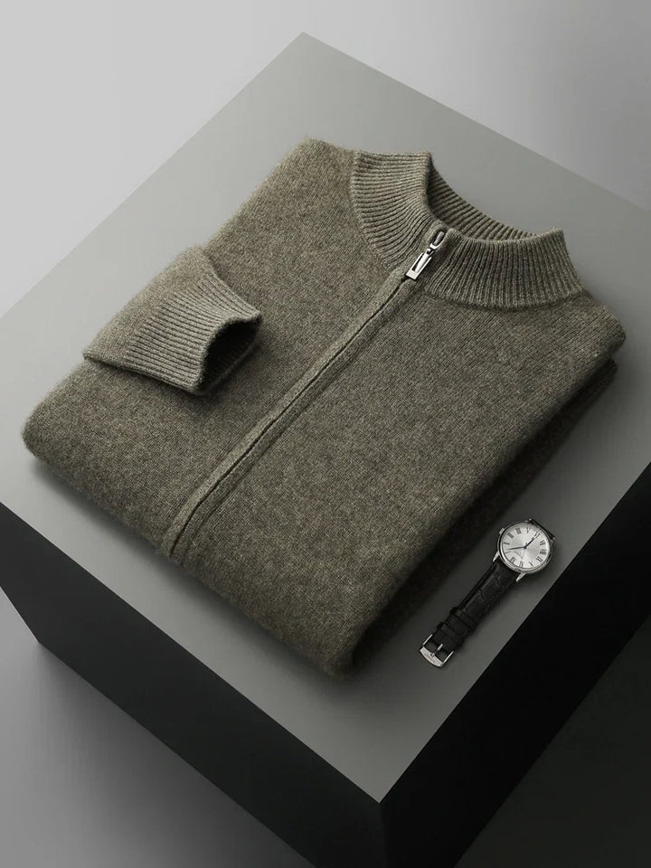 Merino Crest Cardigan