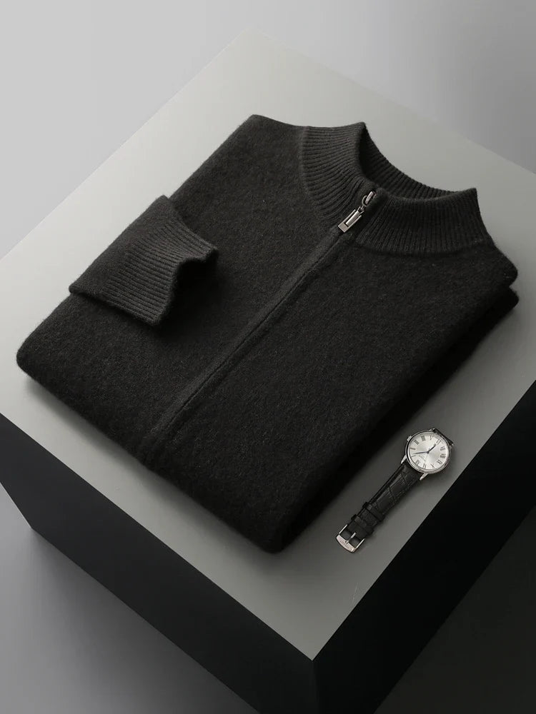Merino Crest Cardigan