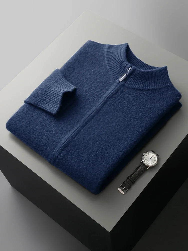 Merino Crest Cardigan