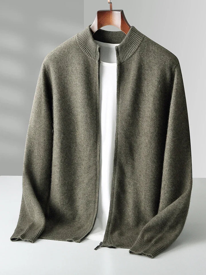 Merino Crest Cardigan