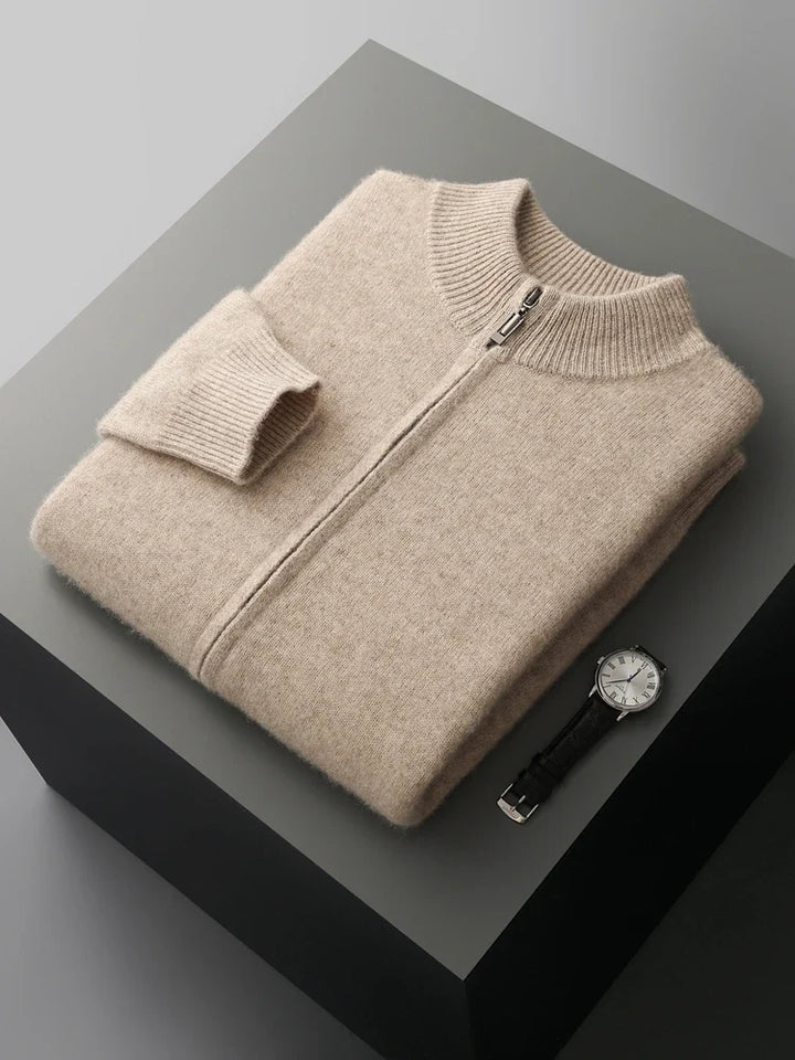 Merino Crest Cardigan