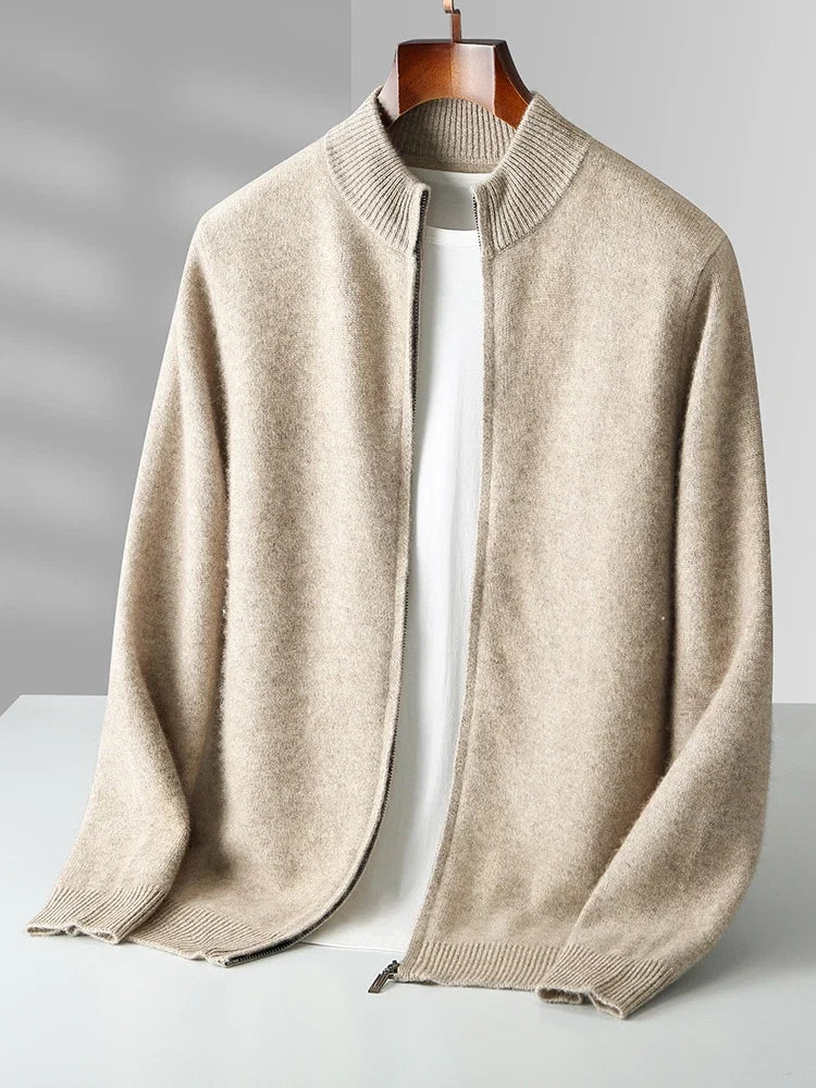 Merino Crest Cardigan