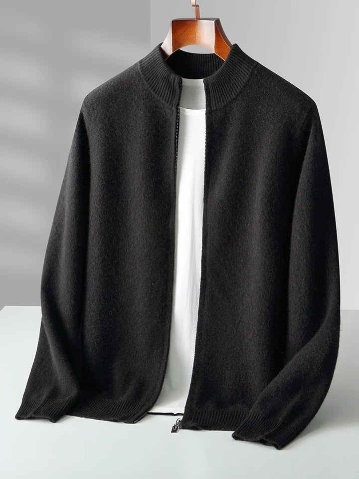 Merino Crest Cardigan